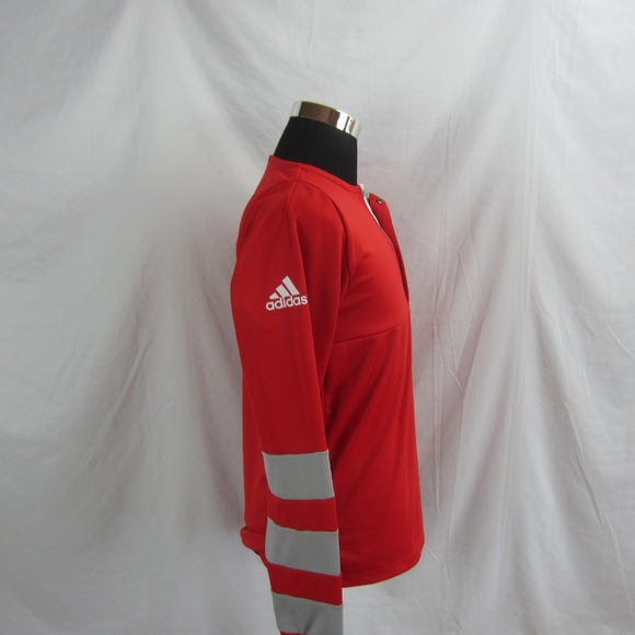 Adidas NBA Houston Rockets Quarter Snap Shirt Sz S - Picture 4 of 8